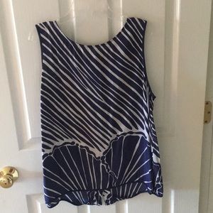 Navy Lilly Pulitzer Tank Top